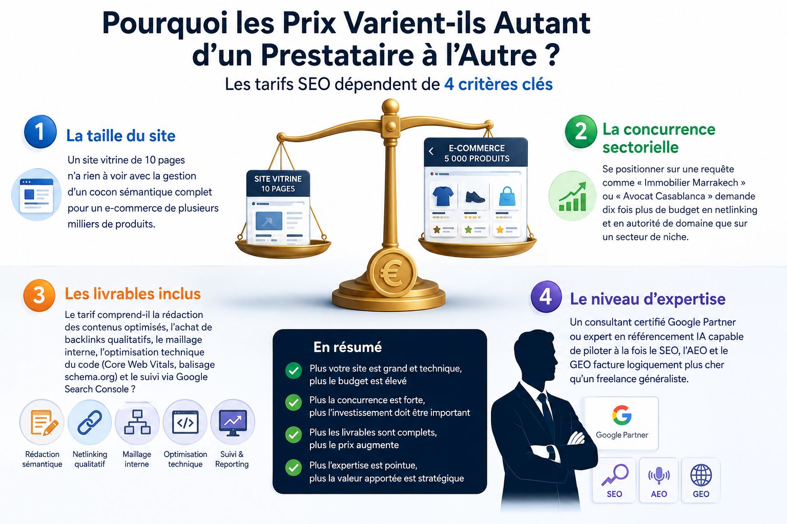 Tarifs SEO Maroc
